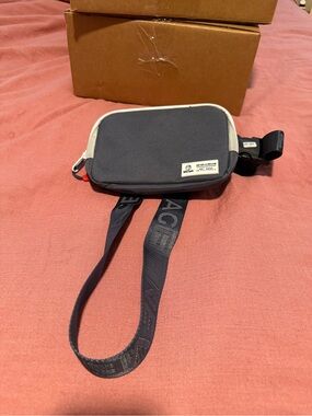 Wolfpak Grey Crossbody Bag with Adjustable Strap